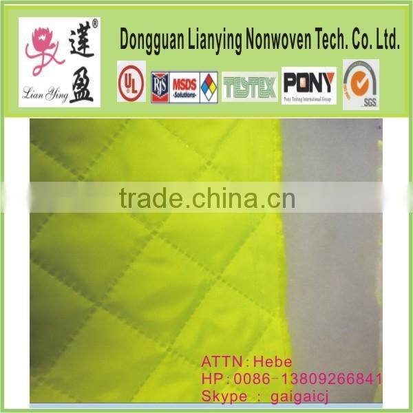 100% polyester ultrasonic quilting linen fabric for sofa