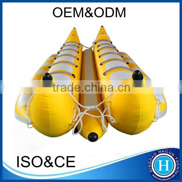 One Tube Inflatable Floating Banana Boat For Sale