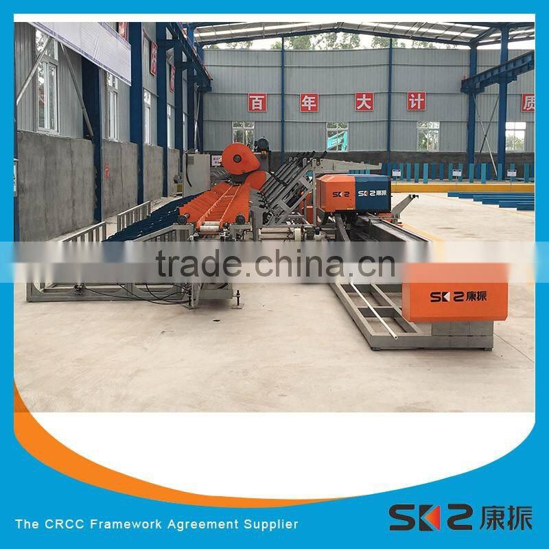 CNC automatic deformed reinforcing bar cutting and bending integrated machine