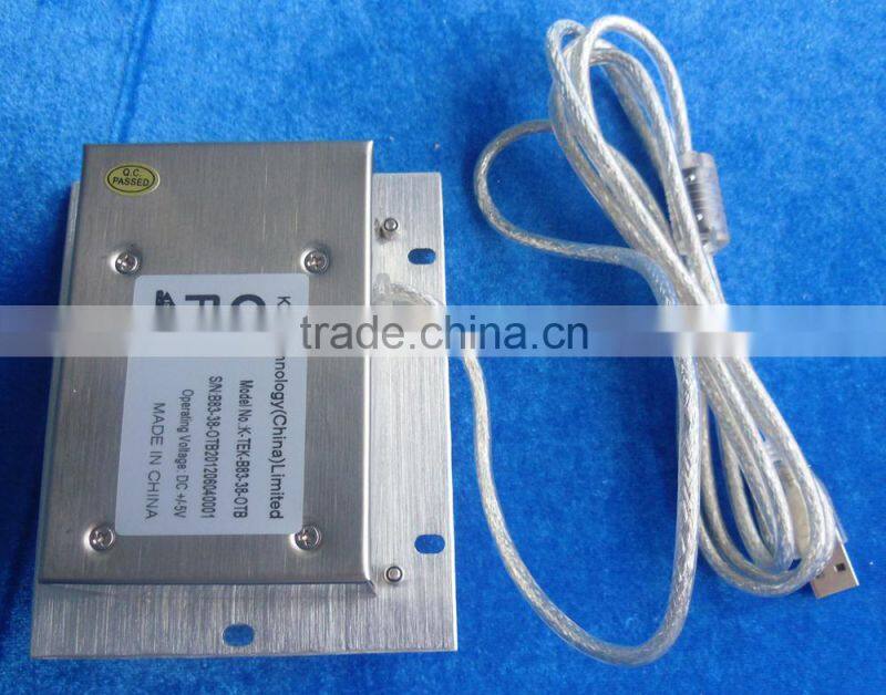 IP68 washable optical metal trackball