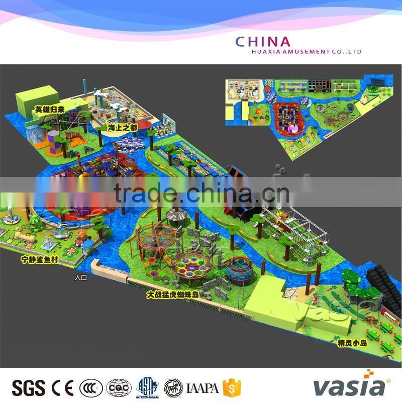 Newest children playground equipment for sale, kids indoor theme play park