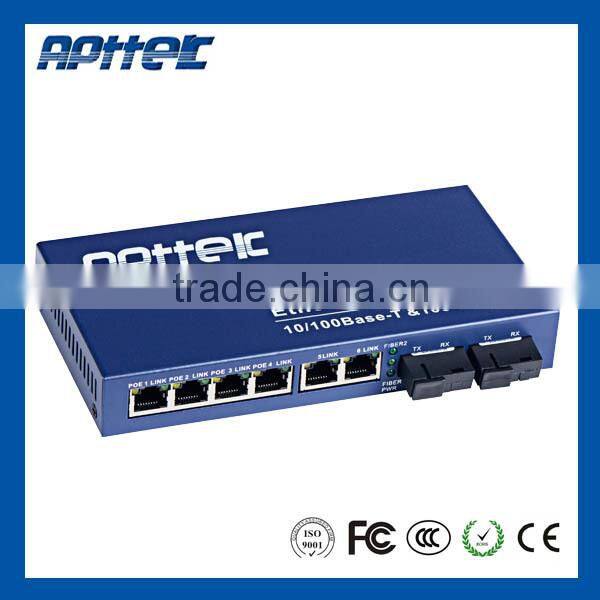 ISO 9001:2008 8 port media converter 100M 8 port media converter