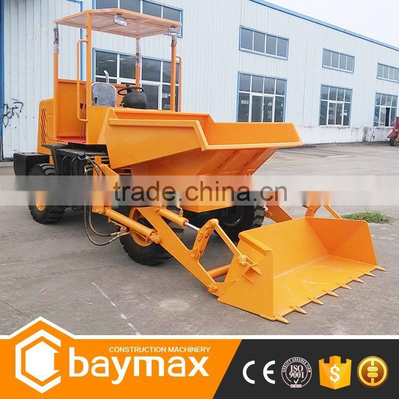 Self-loading mini track dumper truck