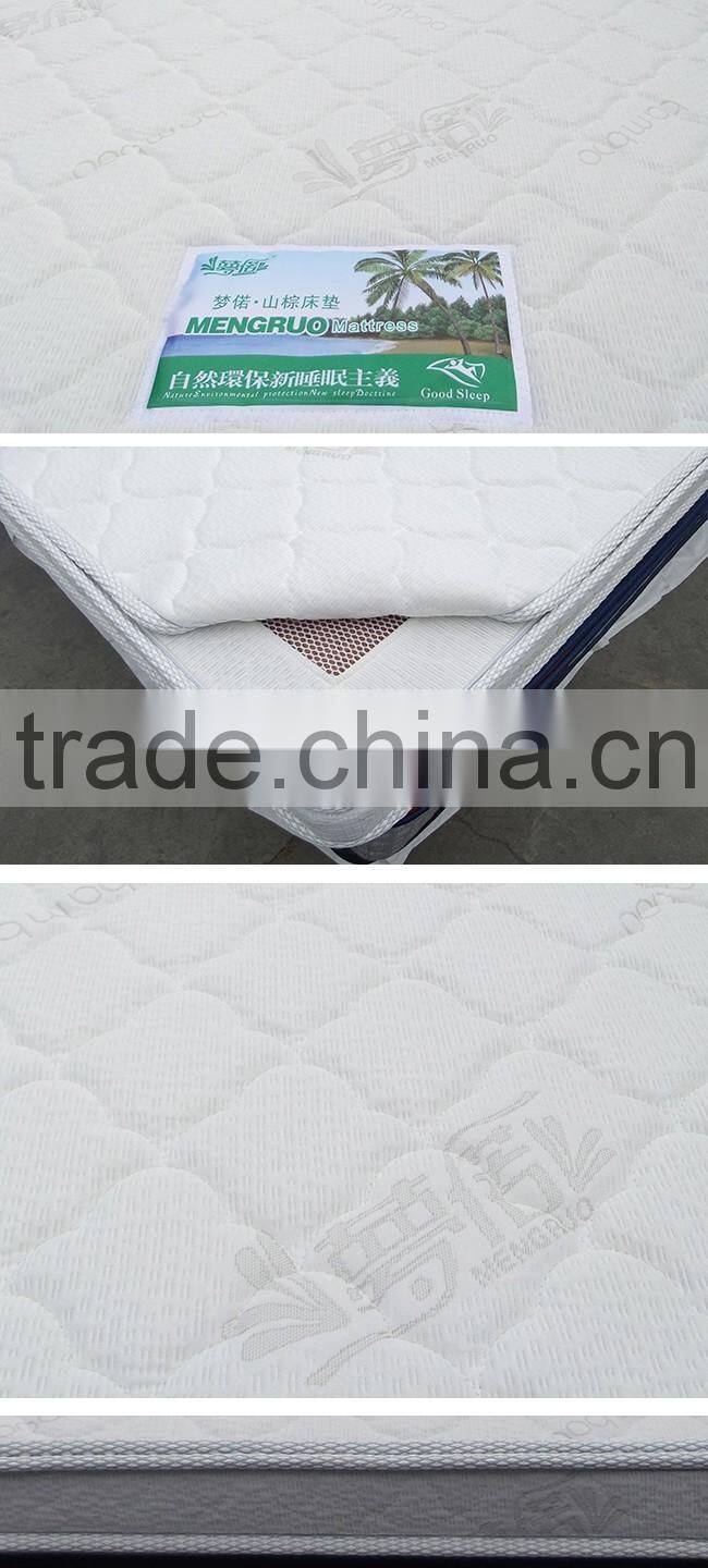 bedroom furniture fiber natural coconut palm mattress