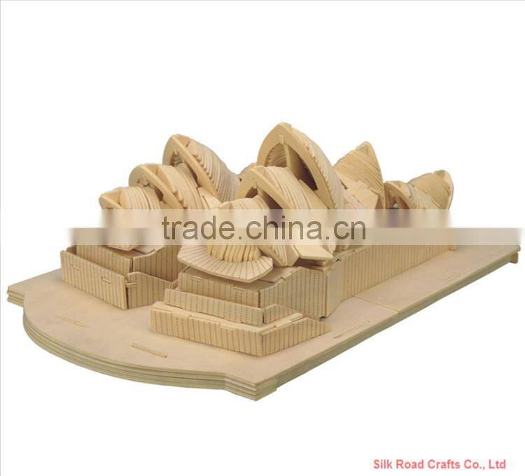 3d wooden puzzle three-dimensional