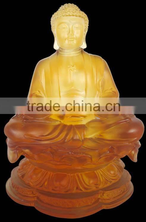 Wholesale Crystal Transparent Buddha Statues