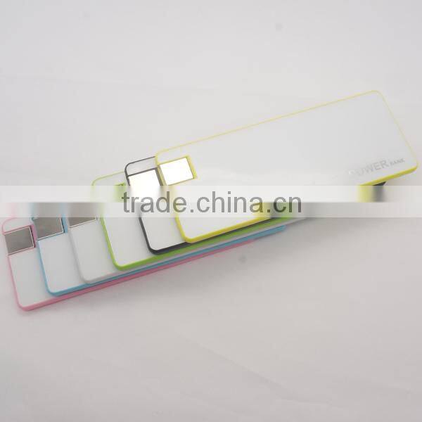3000mah with slim elegant card power bank for iPhone