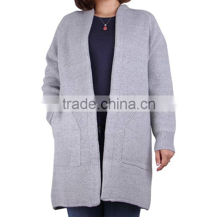 2015 autumn winter fashion Women long sleeve Knitted Sweater Cardigans ,outerwear ,knitwear