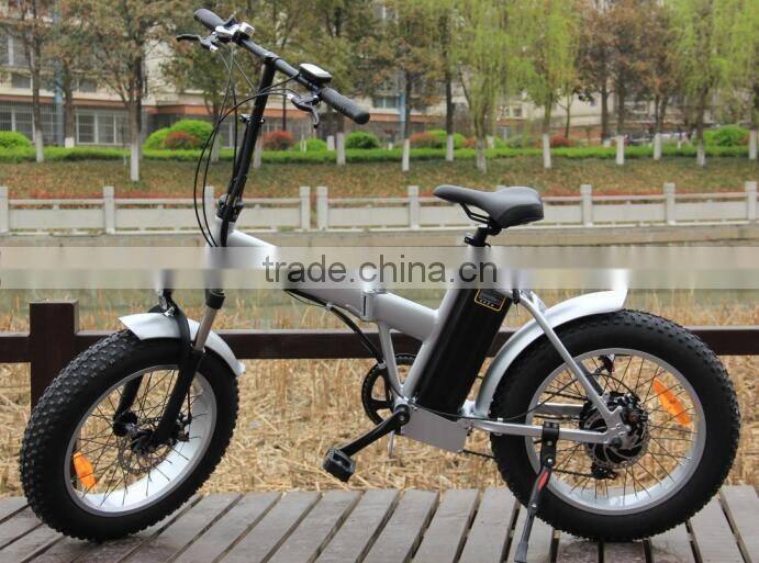 48V DC gear hub motor electric bicycle folding small 20*4.0