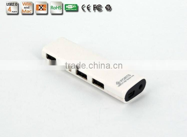 Harmonica Shaped USB 2.0 4 Port USB Hub, Multi USB 2.0 Hub
