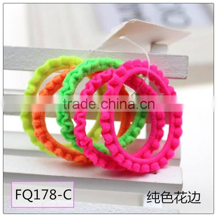 Kid's elastic hair bands, ponytail holders