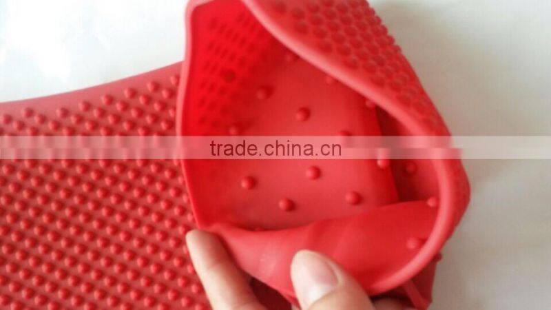 food grade heat resistant five fingers silicone oven mitt