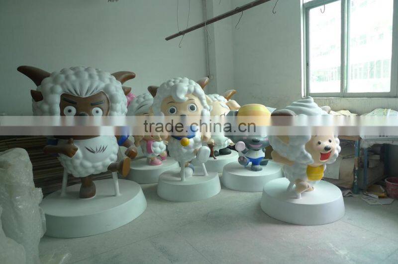 FRP cartoon statue sculpture