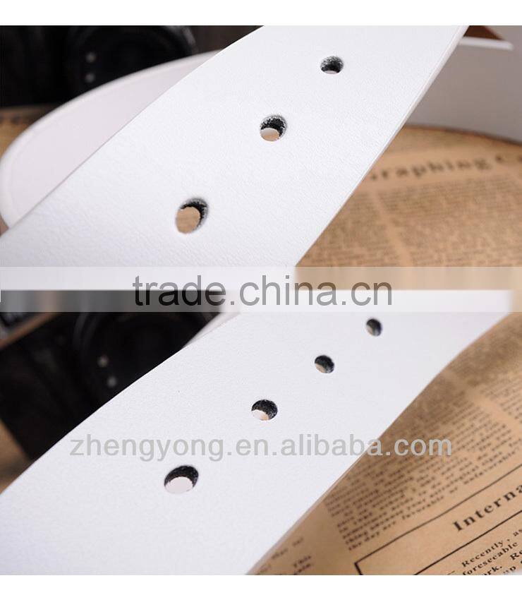 Fashion casual jeans unisex leather belt