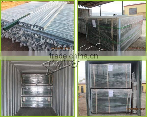 Powder Coated Metal Fence Steel Fencing Security Fences