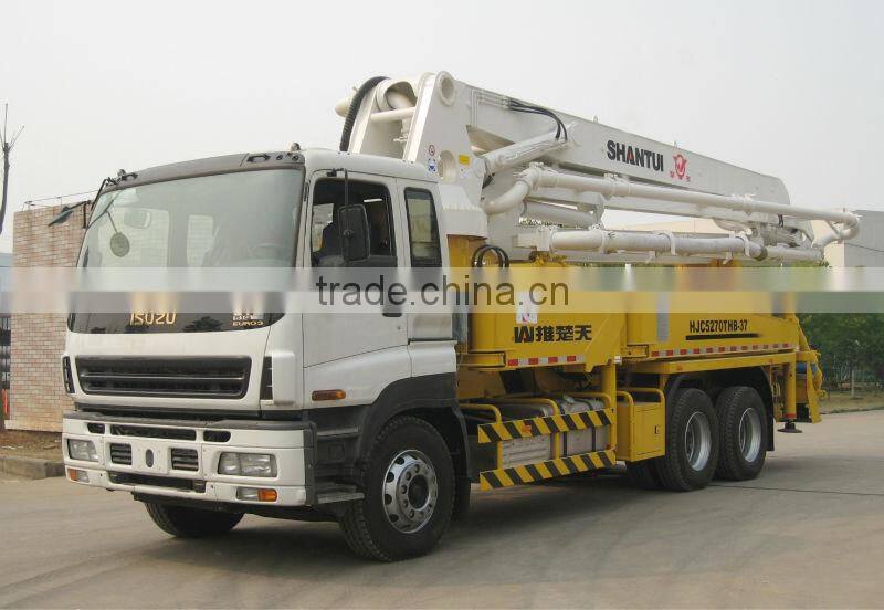 Isuzu chassis, 37m Truck-Mounted Concrete Pump