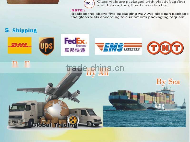 High quality amber glass ampoules for mesotherapy