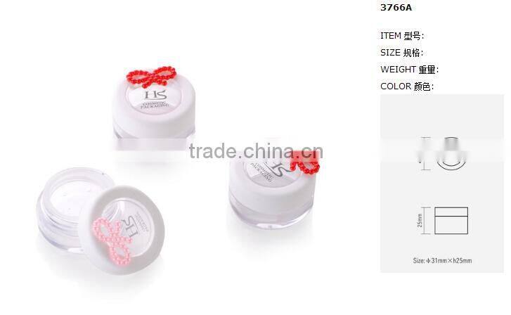 Wholesale cute mini loose powder container and shifter lock