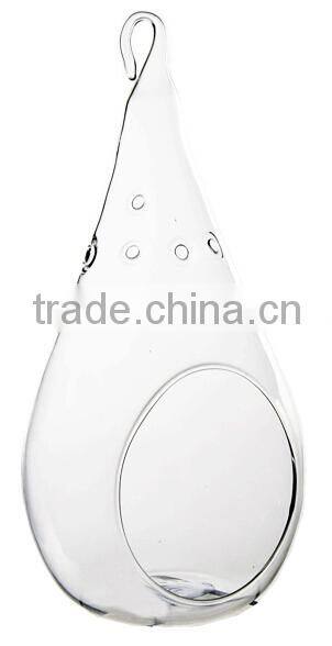 Borosilicate Glass candle holder, onion shape candle holder