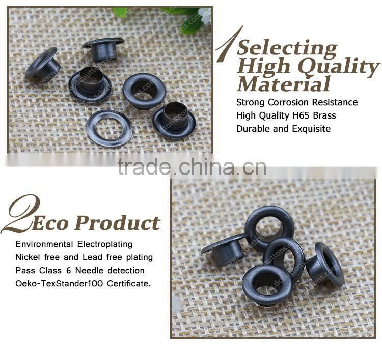 Round Shape and Metal Material Eyelet with washer