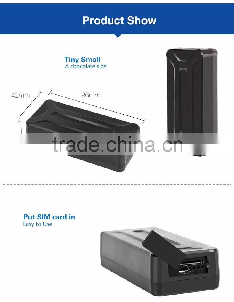 For Vehicle tracking Magnetic installation wireless gps car tracker