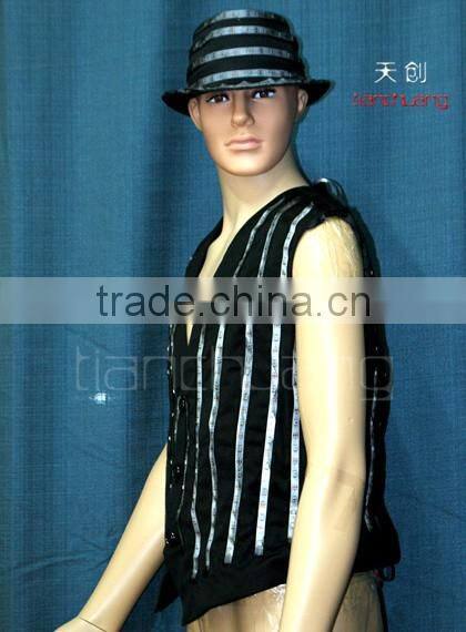 Programmable Luminous Dance Costume, LED Light Boys Dance Costume