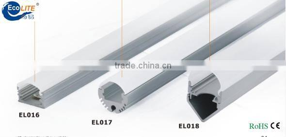 2016 wholesale 10mm PCB Width extrustion aluminum led profile for strips light