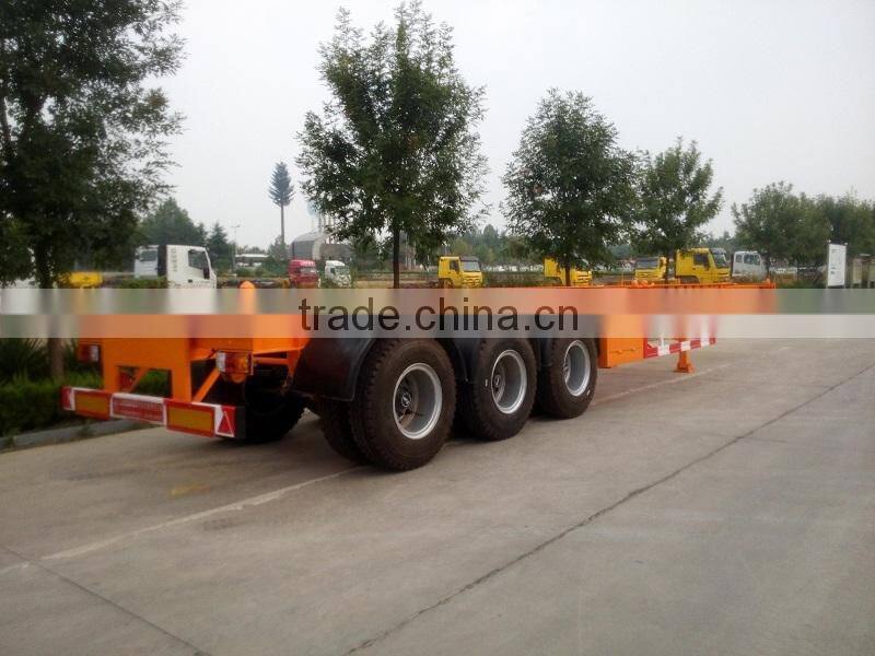 Tri-axle Skeletal 20",40" container Semi-trailer ST9371TJZ
