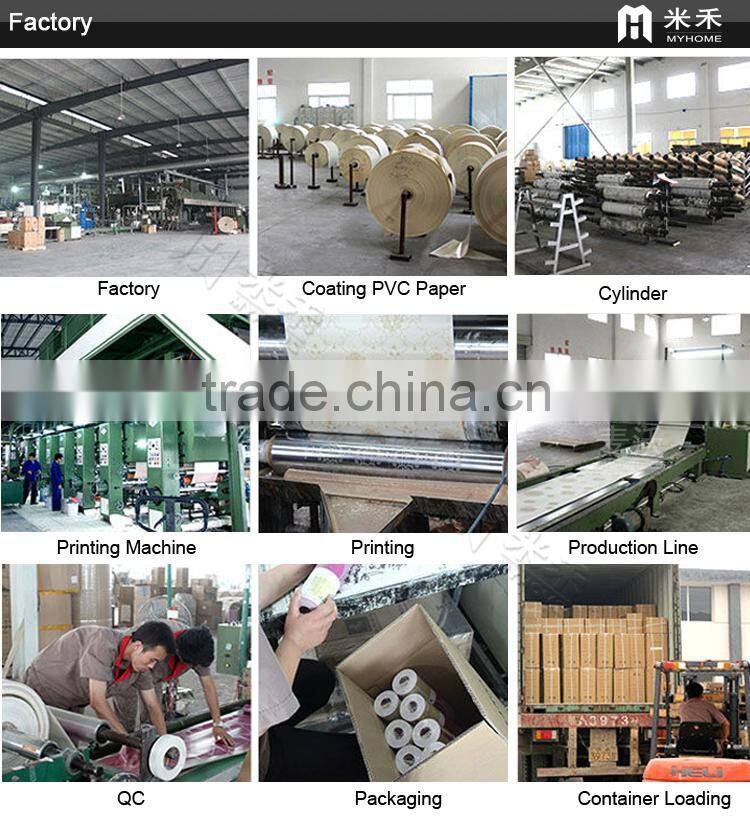 Modern style royal waterproof wallpaper for house