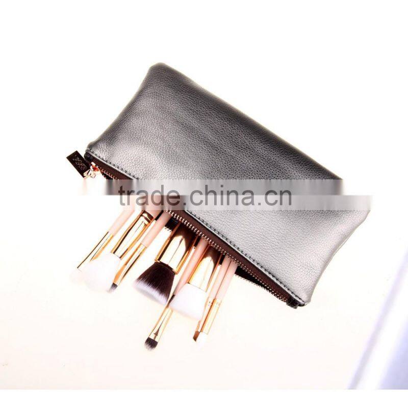 Cheap 8pcs new products wholesale chinese pink makeup brush set