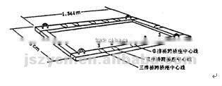 steel bridge component-baseplate