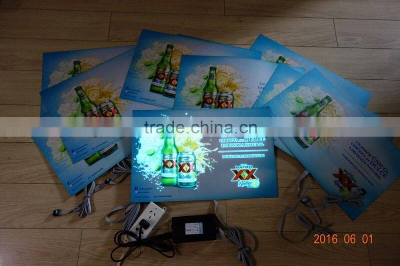 AC Power EL advertising poster / EL Poster / EL advertisment poster