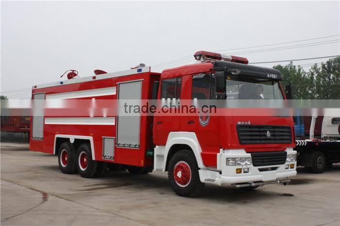 SINOTRUCK STEYR 6*4 water tank fire truck