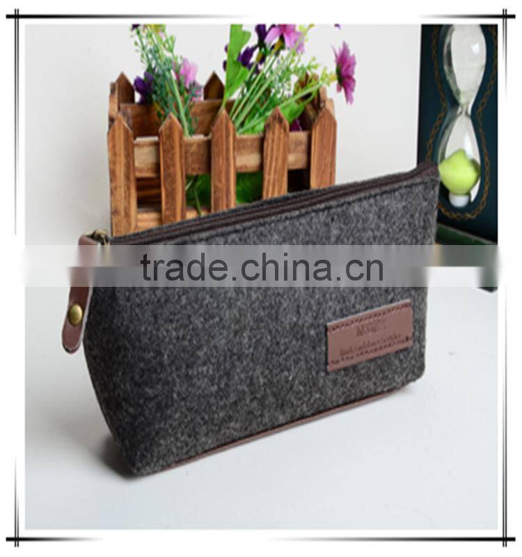 Handmade Felt Kids Bag,Felt Box With Zipper In Rectangle