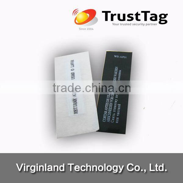 58KHz AM Non Woven Clothes Security Label