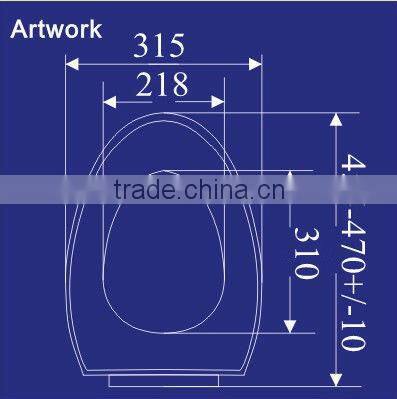 1026 Toilet Seats PP Material White Thin Cover Prices