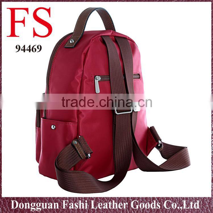 2016 Factory exporter wholesale women nylon backpack ladies