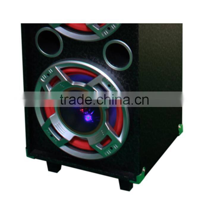 Laser light portable trolley speaker best karaoke music system with good sounds