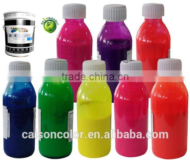 bright color leath fluorescent pasty pigment Chinese factory