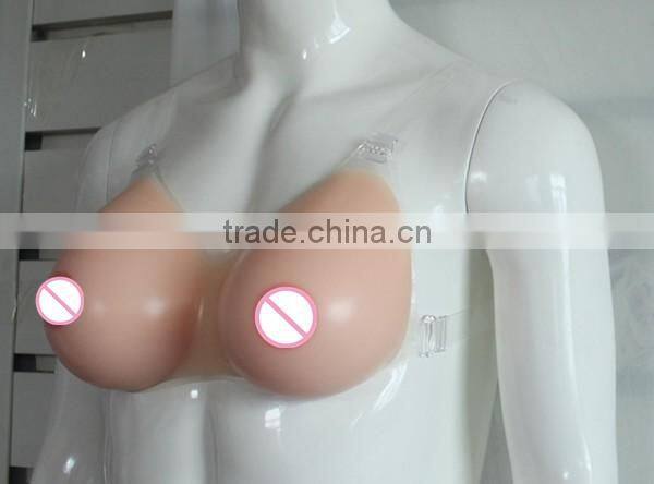 Free shipping !!!fashion artificial fake breast soft silicone false boobs hot sale 1600g/pair