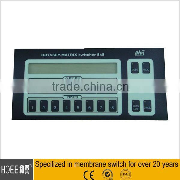 Embossing membrane switches with ISO certificated