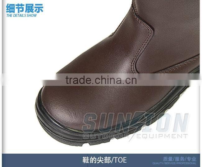 High selling to EU and US cowhide leather Safety Boots for Army