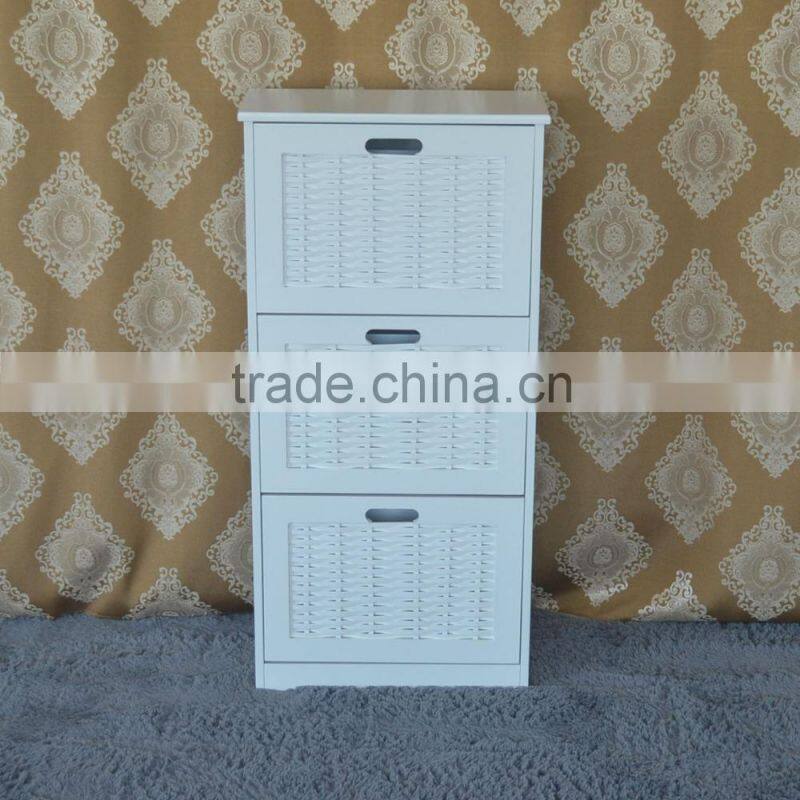 Top quality wholesale multifunction mdf white shoe cabinet