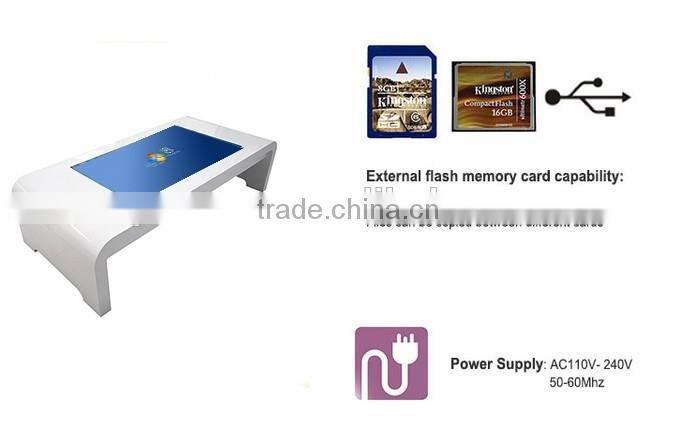 65inch information table kiosk for the Coffee house