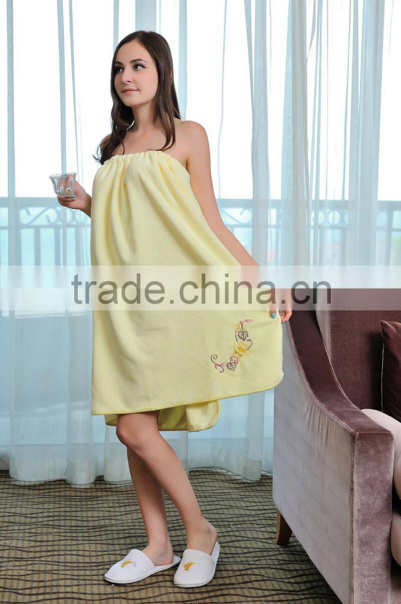 Factory price 100% Cotton beautiful Bath towel dress