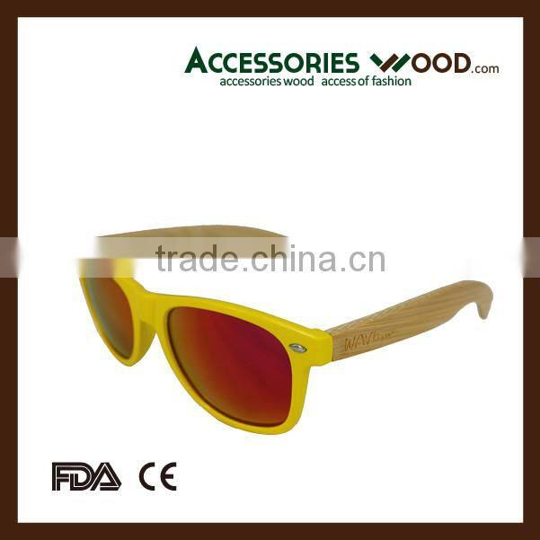 wood sunglasses polarized custom logo pc mix wood cat 3 uv400 sunglasses