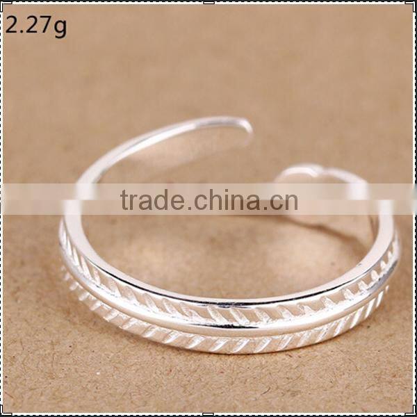 100% certificate international standard 925 silver ring silver jewelry