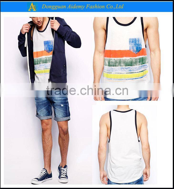 cheap price for wholesale plain white tank top