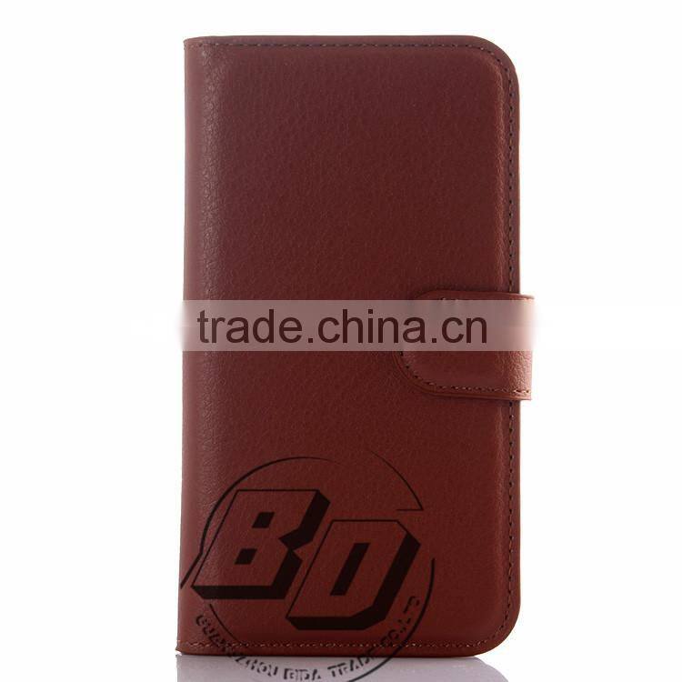 Manufacturer Wholesale Magnetic flip leather wallet case with card slots For ZTE Blade Q Lux 4G Super China Supplier