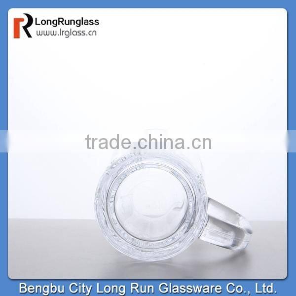 LongRun barware glass draft beer mug with handle manufacturer